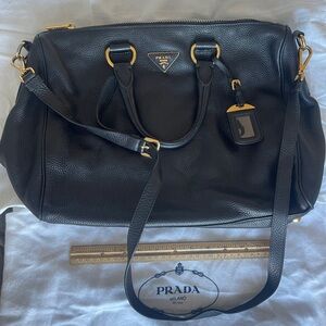 Prada black handbag authentic
